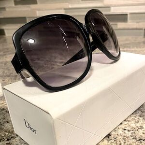 Dior sunglasses with case.